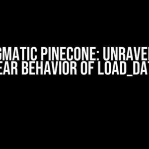 The Enigmatic Pinecone: Unraveling the Unclear Behavior of load_dataset