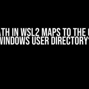 What Path in WSL2 Maps to the Current Windows User Directory?